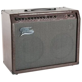 Fame AE-60 Akustik-Verstärker mit 60 Watt Leistung, 2 Kanäle für Gitarre und Gesang, Chorus, Reverb, CD-Input und globalem Equalizer