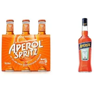 APEROL SPRITZ Bundle 24 x 0,2 l | italienischer Aperitif, servierfertig | 10,5% Vol. | ideal für Gastro & Festivals & Events