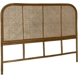 sweeek - Kopfteil aus dunklem Rattan und Rattan-Geflecht - Sumatra