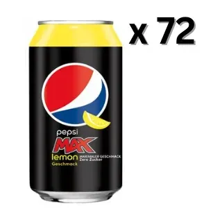 Pepsi max Lemon 72 x 0,33l Dosen