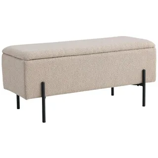 House Nordic Truhenbank Watford Beige 95 x 37 x 43 cm