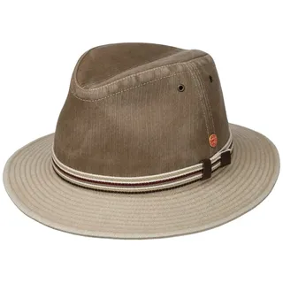 Mayser Menowin Twotone Stoffhut Sonnenhut Sommerhut Baumwollhut Herren - Made in The EU Sommer Frühling-Sommer - 57 cm Khaki - 57