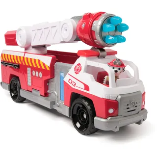 Spin Master PAW Patrol Fire Rescue - Marshalls Deluxe Feuerwehr-Truck, 50 cm lang, mit Marshall Hundefigur