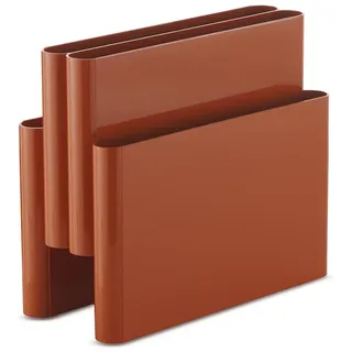 Kartell Magazine Rack, Zeitschriftenhalter, L 40 x H 34.5 cm, Orange