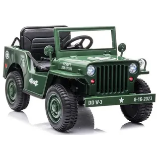 lean cars Wisam® Batterieauto JH-103 Armeegrün 4x4