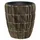 Polyrattan Pflanztopf 21 24 cm braun