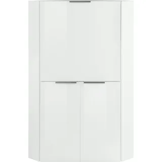 Home Affaire Sekretär HOME AFFAIRE "Dalia, Sekretär", weiß (weiß hochglanz), B:90cm H:140cm T:56cm, Sekretäre, Sekretär, Eckschreibtisch mit Stauraum, Breite 90 cm, Made in Italy