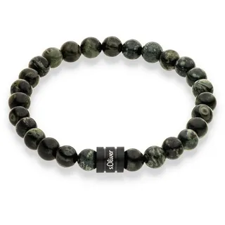 s.Oliver Beads Armband Grün 17 cm