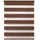 Klemmfix 45 x 150 cm meliert dunkelbraun