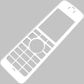 Aretel Gehäuse passend für AVM Fritz Fon FritzFon C4 Cover Oberschale Ersatzteil weiß-Weiß