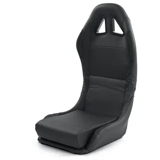 Tenzo-R Gaming Chair Sportsitz Schalensitz klappbar Kunstleder Schwarz schwarz