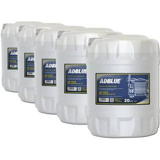 BandelOne enthält 100L (5x20L) Adblue® von Mannol Harnstofflösung für Scr-Diesel Kfz Pkw Auto Lkw