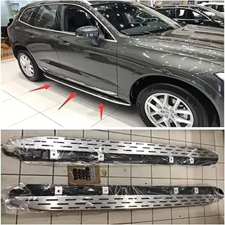 ZanLIn Auto Trittbretter Seitenschweller für Volvo XC40 XC60 XC90 2019 2020 2021 2022, Trittbretter Schweller Seitenstufen Anticrash Flankenschutz Einstiegsleisten
