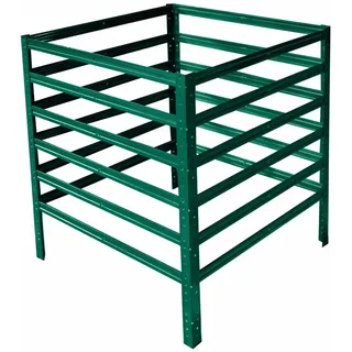 shelfplaza HOME 90x50x50 cm Komposter in garten grün mit 225 Liter Volumen