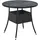 rund Ø 80 cm Schwarz