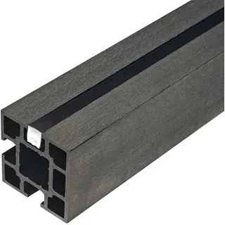 Home Deluxe Nutleiste mit Solar LED Beleuchtung CALLUX STRIPE 1 Stück 3 W Schwarz 1 St.