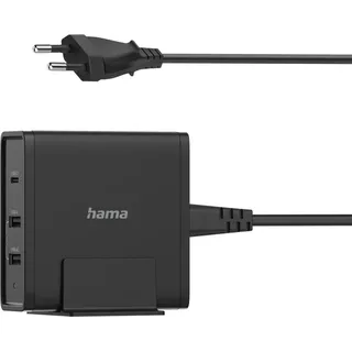 Hama Universal-USB-C-Ladestation, 3 Ports, Power Delivery (PD), 5-20V/65W