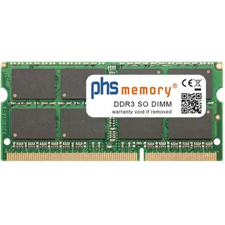 PHS-ELECTRONIC PHS-memory 4GB RAM Speicher kompatibel mit Packard Bell EasyNote Butterfly XS-EU-007GE (LX.BGH02.023) DDR3 SO DIMM 1333MHz PC3-10600S
