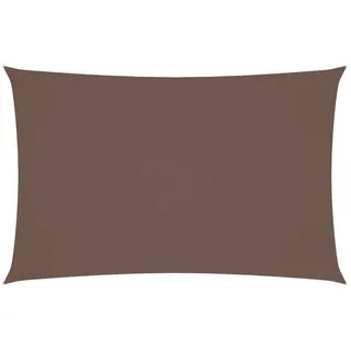 furnicato Sonnensegel Oxford-Gewebe Rechteckig 4x7 m Braun
