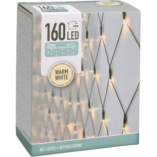 Spetebo Lichterkettennetz LED 200 x 100 cm warmweiß