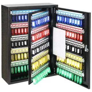 HMF Schlüsselschrank 55 x 38 x 14 cm Schwarz