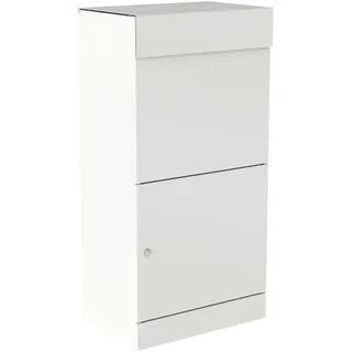 KNOBLOCH Paketbox Montreal | XXL-Paketkasten für viele Pakete | für alle Lieferdienste | Weiß