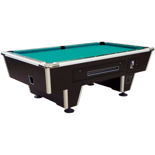 1a-sports Billardtisch, Billard Tisch Orlando 8 ft groß mit Münzeinwurf und Schieferplatte