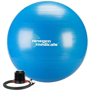 Newgen Medicals Sitz- und Gymnastikball Blau 75 cm