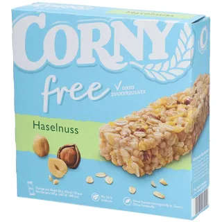 CORNY Müsliriegel Free Haselnuss 6 x 20 g