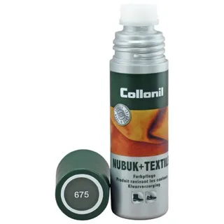 Collonil Nubuk + Textile - Flüssigpflege für Rauleder, Wildleder und Leinen Schuhcreme grün