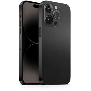 TF Skins Skin passend für iPhone 13 Pro Max Skin/Schutzfolie für die Rückseite und Seiten inkl. Kameraschutz Schutz vor Kratzern Decal Wrap (Matt Schwarz)