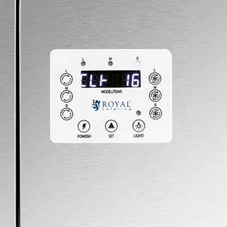 Royal Catering Slush-Maschine - 2 x 12 l - LED - digitales Bedienfeld -