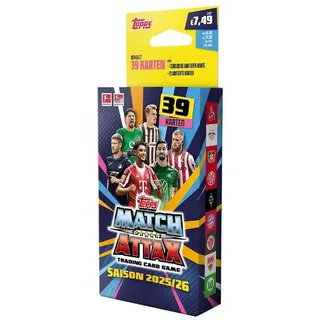 Topps Bundesliga Match Attax 25/26 - Eco Pack (39 Karten Inkl. 1 Exklusive Le und Zwei weitere Limitierte Karten.)