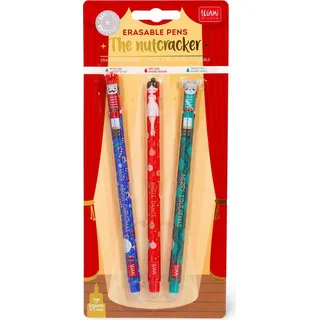 Legami Gelstifte Radierbare Stifte Weihnachtsedition 3tlg.