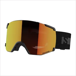 Salomon S/view Unisex-Brille Ski Snowboarden, Erweitertes Sichtfeld, Sehschärfe und Blendungsreduzierung und kein Beschlagen mehr, Schwarz,