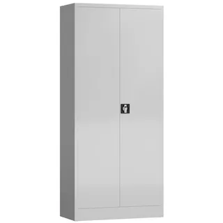 Classix Aktenschrank 80 x 38 x 180 cm lichtgrau