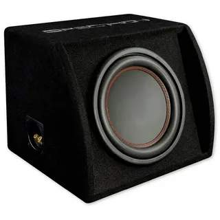 Spectron SP-25RS: kompakter Bassreflex Subwoofer, Bassbox für Autos, Basskiste mit 25 cm Woofer Chassis, 400 Watt
