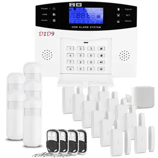 D1D9 Home-GSM WiFi Alarmanlage kabellos Abschreckung Einbrecher für Haussicherheit