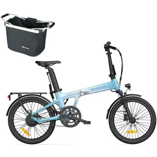 a dece oasis ADO E-Bike Air E-Fahrrad Faltbar, klapprad Riemenantrieb,Citybike, Automatische 3-Gang-Nabenschaltung – interne Schaltung, Hintermotor, ebike Damen/Herren,StVZO