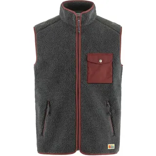 Fjällräven Herren Vardag Pile Fleece Weste (Größe M, grau)