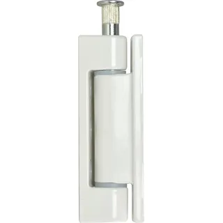 Breuer Aufschraubband 14 x 80 mm, Stahl kunststoffbeschichtet weiß Fensterscharniere