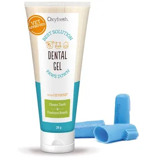 Oxyfresh Dental Gel und Fingerzahnbürste 28g Gel + Fingerzahnbürste