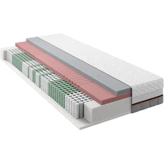 Schlaraffia Taschenfederkernmatratze, Textil, H5, Füllung: Taschenfederkern, 100x200 cm, Reach, DIN EN ISO 14001, DIN EN ISO 9001, Oeko-Tex® Standard 100, Härtegradauswahl, Bezug abnehmbar/waschbar, Tragegriffe, atmungsaktiv, schadstoffgeprüft, Schlafzimmer, Matratzen Shop, Matratzen, Taschenfederkernmatratzen