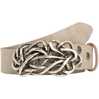 rettungsring gürtel Gürtel Damen Leder grau 95