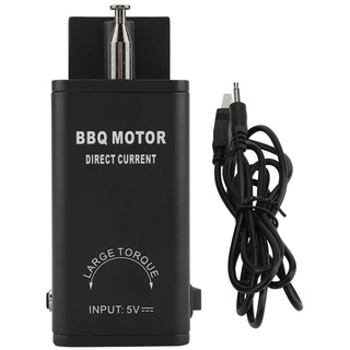 MAGT Grillmotor, DC 5V Braten Rotisserie Grillmotor Aluminium BBQ Rotisserie Motor mit USB Kabel