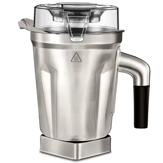 Edelstahlbehälter für Vitamix-Mix-Mix, 1,8 l, kompatibel mit Vitamix 5200, 750, 6300, Vm0103, Vm0197, E310, A2500, Explorian Commercial Ascent etc