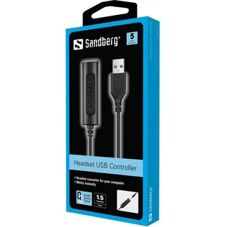 Sandberg Headset USB Controller Headset USB Controll