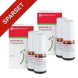Nicotin AL 1 mg/Sprühstoß Spray zur Anwendung in der Mundhöhle