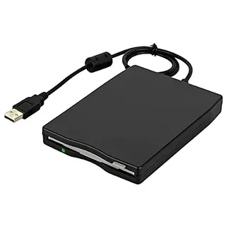 Rhghfujhgy USB Disketten Laufwerk 3,5 USB Externes Disketten Laufwerk Tragbares 1,44 MB FDD USB Laufwerk Stecker und für PC XP
