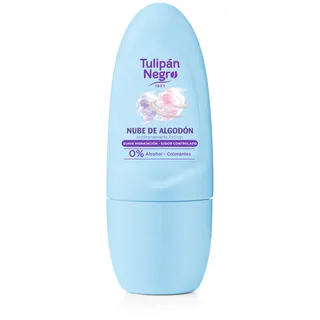 Tulipán Negro Tulipán Schwarz Deo Roll On Nube De Algodón für Anwender, geeignet für den täglichen Einsatz, mit 50 ml